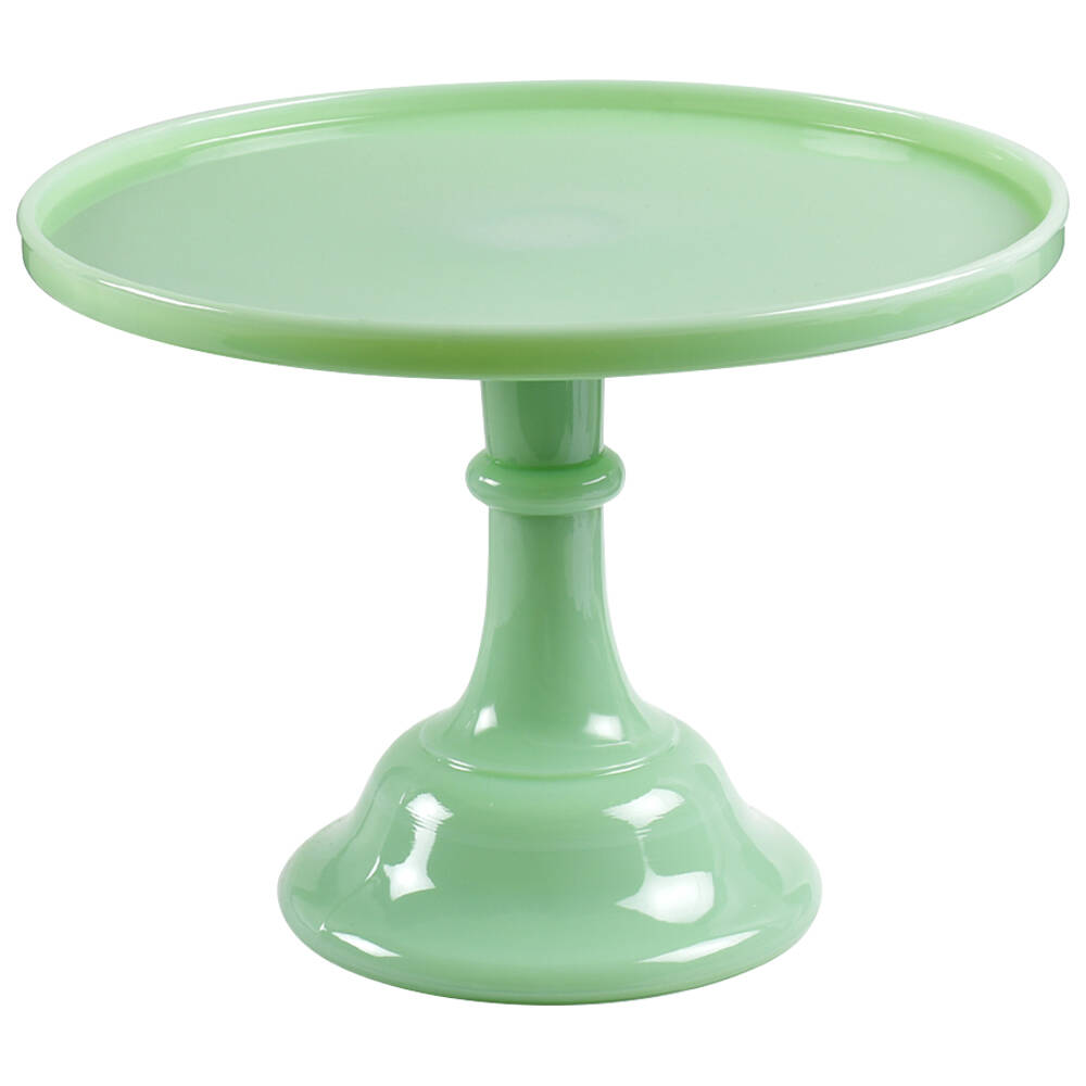 Jadeite 12" Diameter Cake Stand/Pedestal by Mosser (Ohio)-1