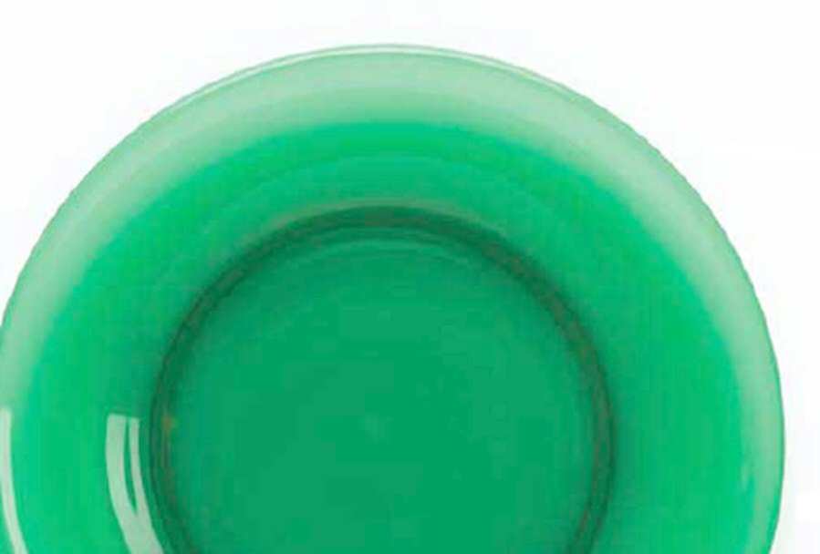 Hunter Green Dinner Plate by Mosser (Ohio)-1