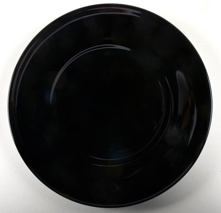 Black Raspberry Dinner Plate by Mosser (Ohio)-1