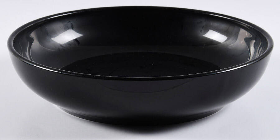 Black Raspberry 9" Soup/Pasta Bowl by Mosser (Ohio)-1