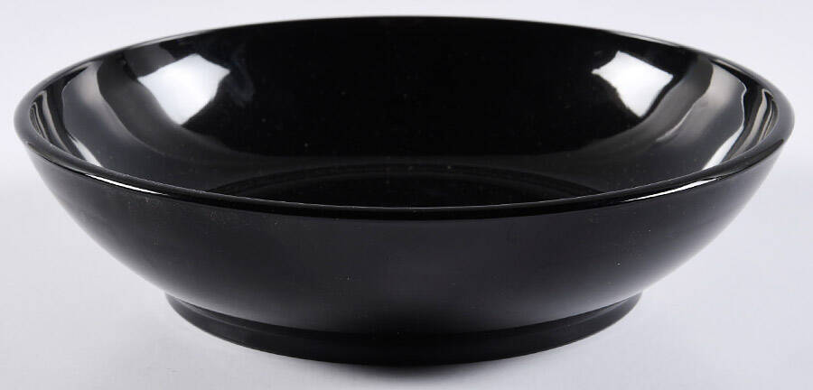 Black Raspberry Cereal Bowl by Mosser (Ohio)-1