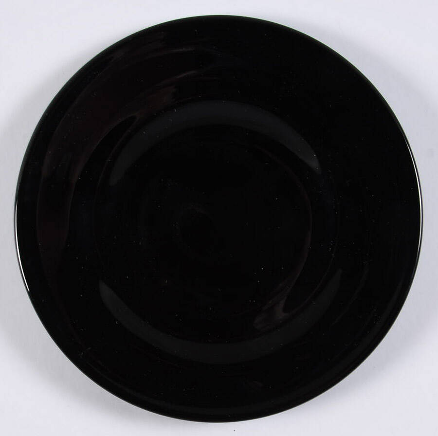 Black Raspberry Bread & Butter Plate by Mosser (Ohio)-1