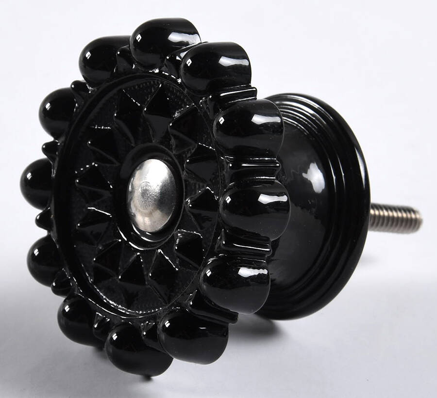 Black Raspberry Drawer/Cabinet Pull/Knob by Mosser (Ohio)-1