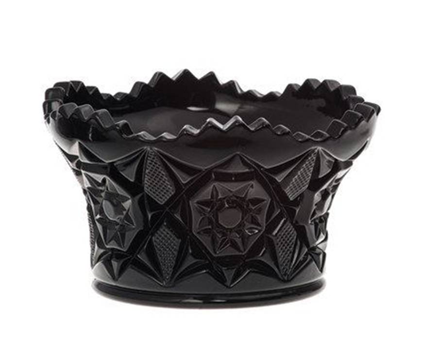 Black Raspberry Finger Bowl by Mosser (Ohio)-1