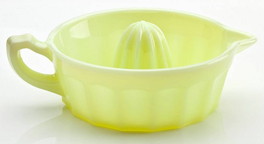 Butter Cream Fruit Reamer by Mosser (Ohio)-1