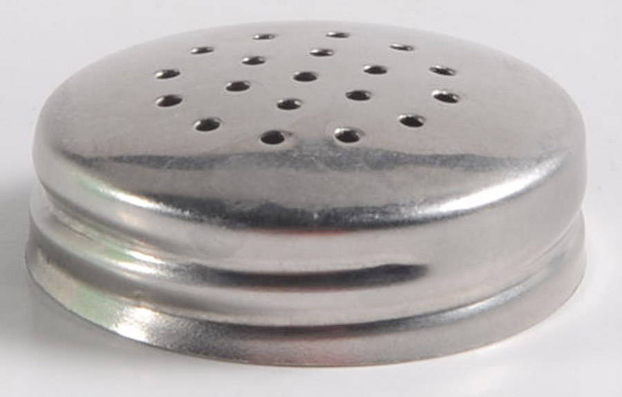 Panel Jadeite Metal Lid for Shaker by Mosser (Ohio)-1