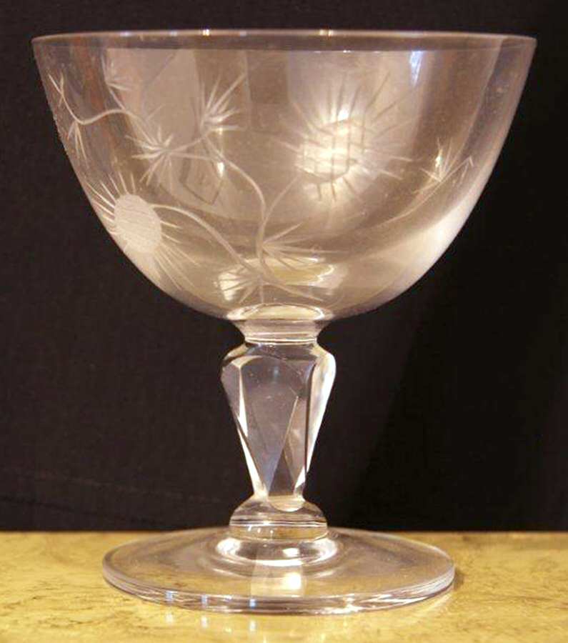 Kvist Champagne/Tall Sherbet by Maleras (Sweden)-1