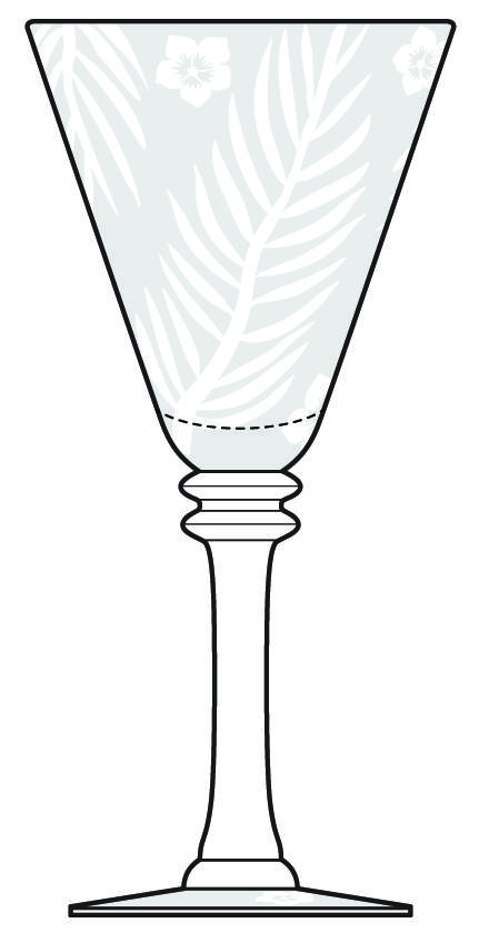 TROPIC Water Goblet by Michael Weems-1