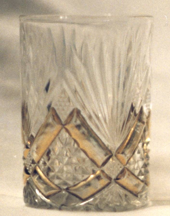 Champion (Gold Trim) Flat Tumbler by McKee-1
