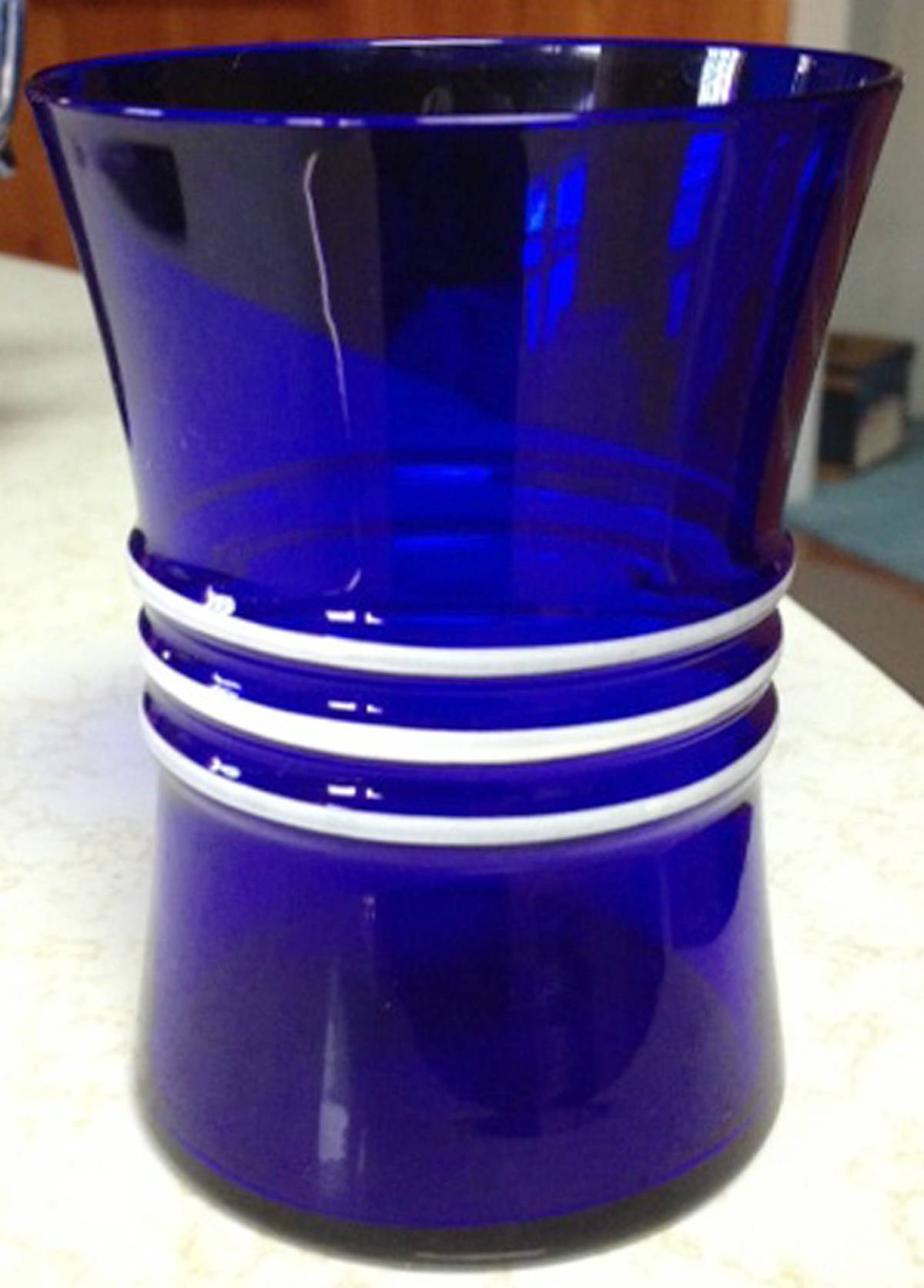 Ringling Cobalt Flat Tumbler by Morgantown-1