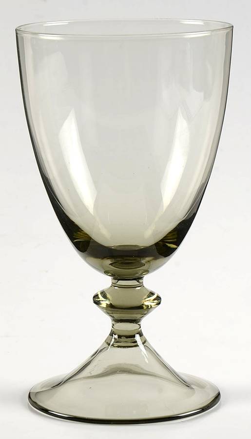 Ridgefield Smoke Water Goblet by Mikasa-1