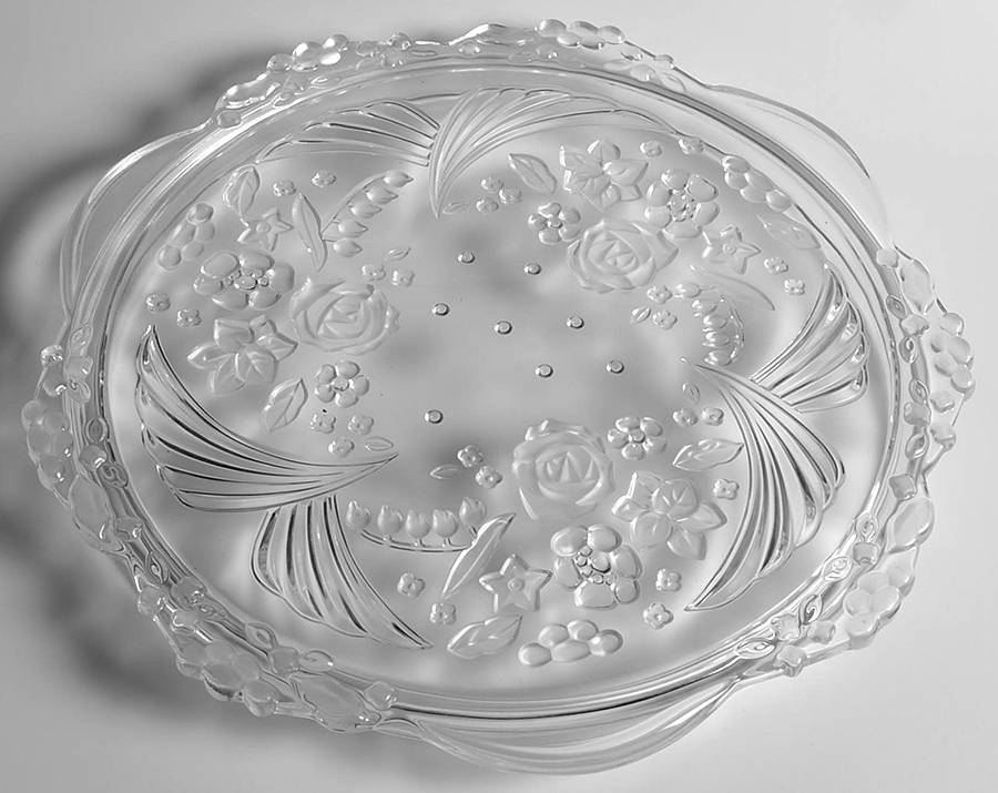 Silk Rose Cake Plate by Mikasa-1