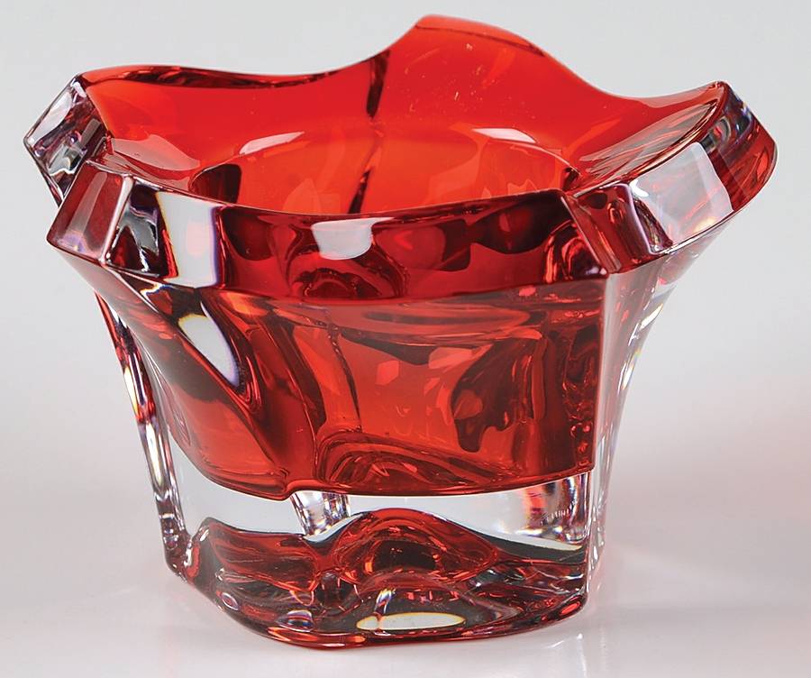 Pacific Wave Red 2" Votive Candle by Mikasa-1