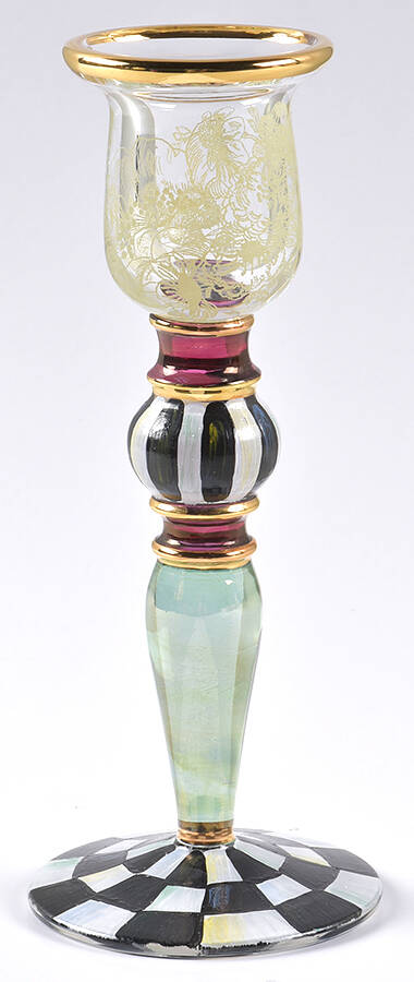 Blooming 7" Single Light Candlestick by MacKenzie-Childs-1