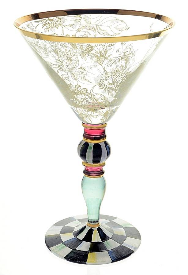 Blooming Martini Glass by MacKenzie-Childs-1