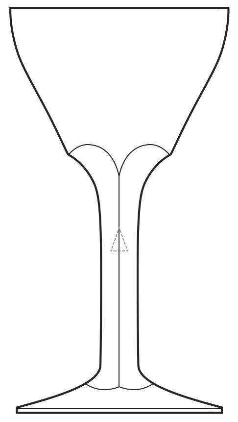 Pharaoh (No Encrusted Band) Water Goblet by Moser-1