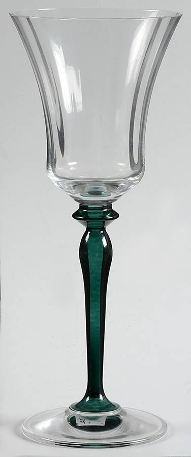 Jamestown Teal Water Goblet by Mikasa-1