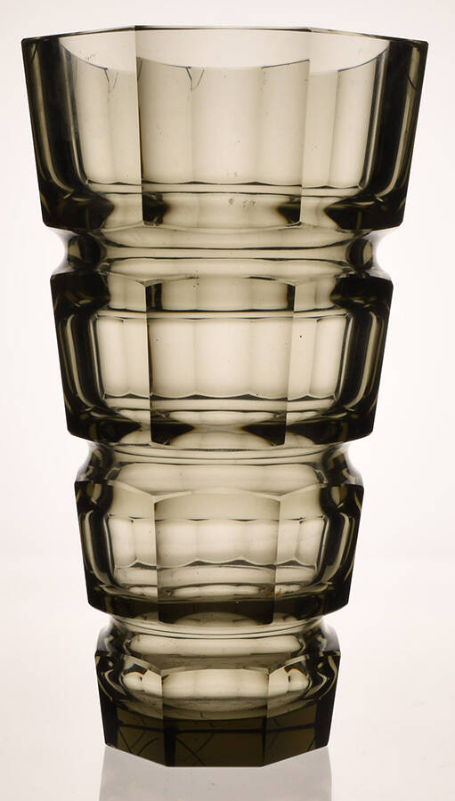 Josef Hoffmann 11" Flower Vase by Moser-1