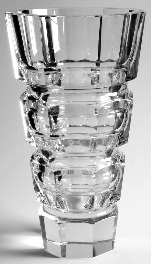Josef Hoffmann 10" Octagonal Vase by Moser-1