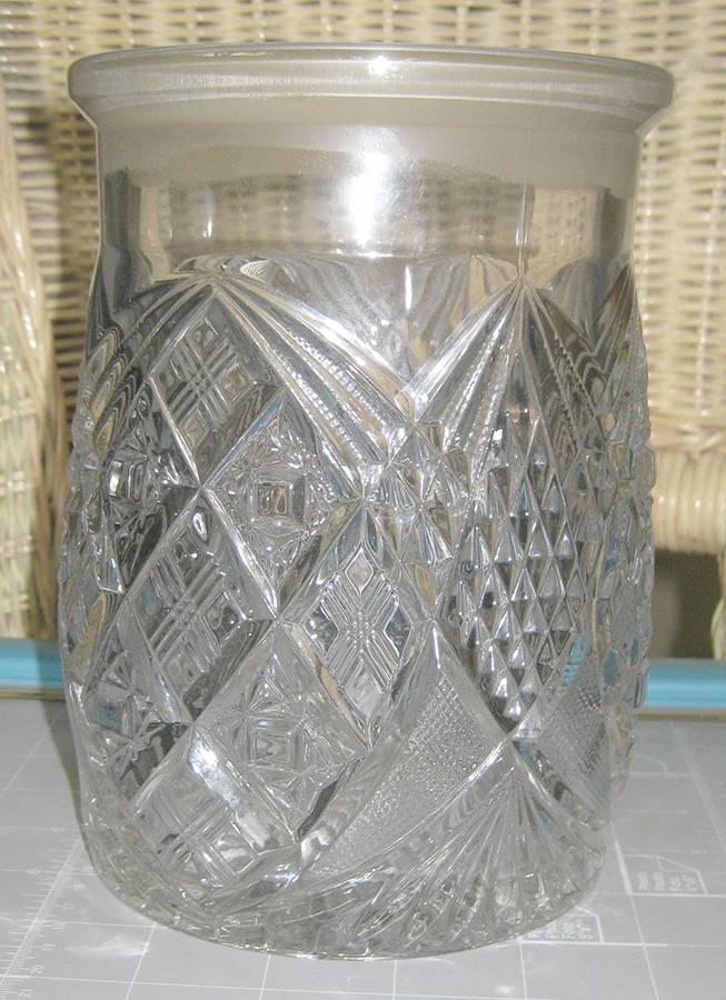 Gladiator Tobacco Jar No Lid by McKee-1