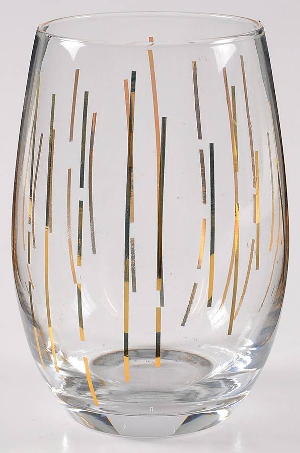 Cheers Gold Stemless Wine by Mikasa-1