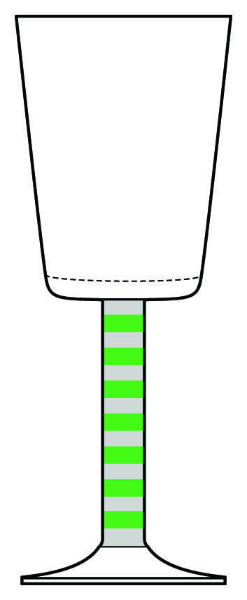 Overture Green Frost Water Goblet by Mikasa-1