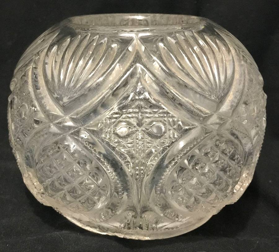 Crystal Queen Rose Bowl by Model Flint-1