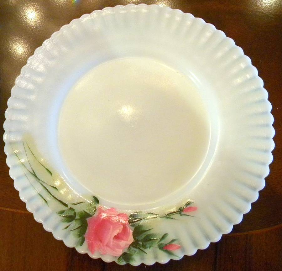 Petalware Roses Dinner Plate by MacBeth-Evans-1