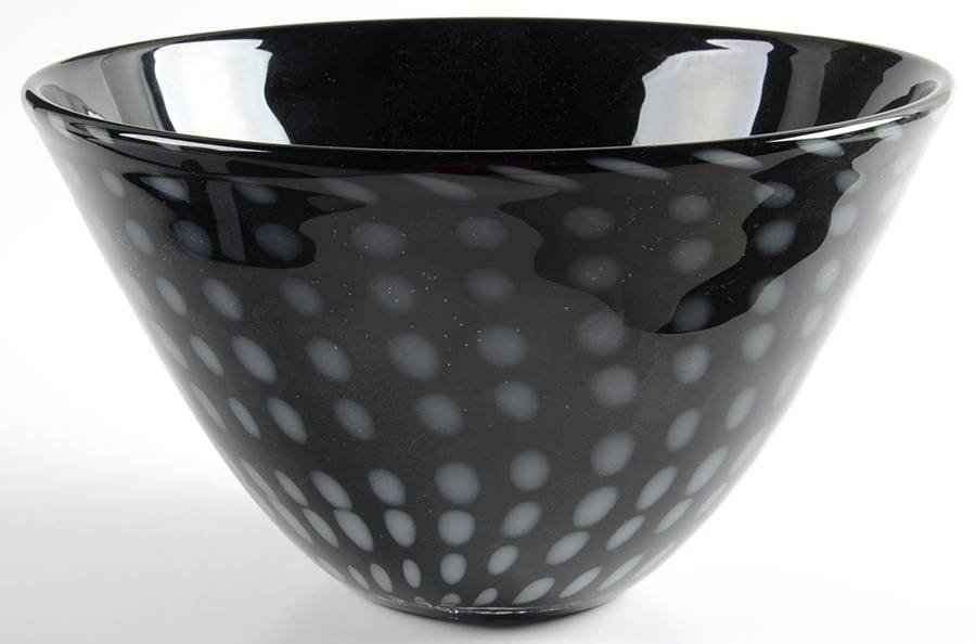 Onyx Confetti 8" Round Bowl by Mikasa-1