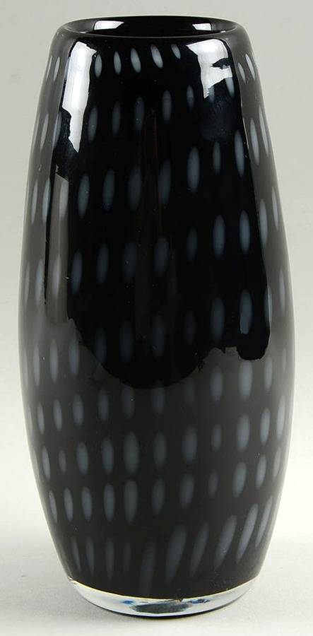 Onyx Confetti 10" Flower Vase by Mikasa-1