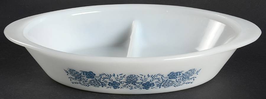 MG8 Divided Oval Vegetable Bowl by McKee-1