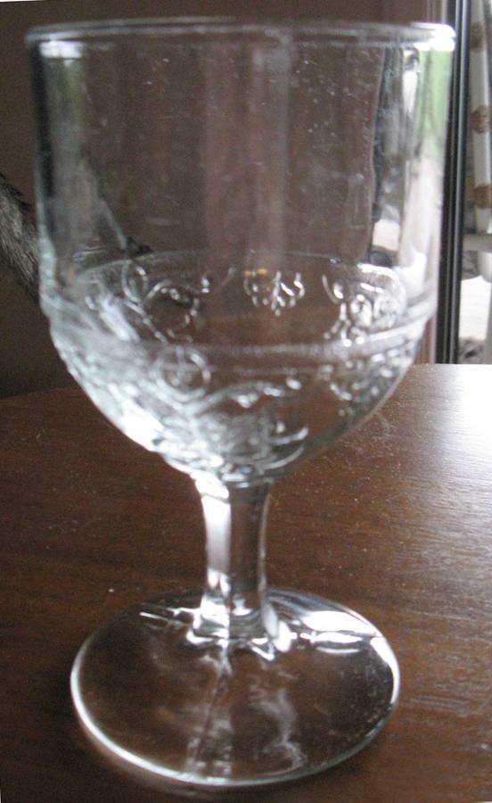 Tidy Water Goblet by McKee-1