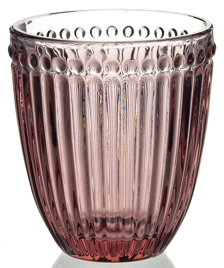 Italian Countryside (Pressed, Dots) Amethyst Double Old Fashioned by Mikasa-1