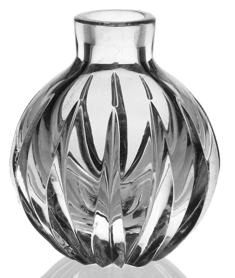Carousel Round Perfume Bottle No Stopper by Mikasa-1