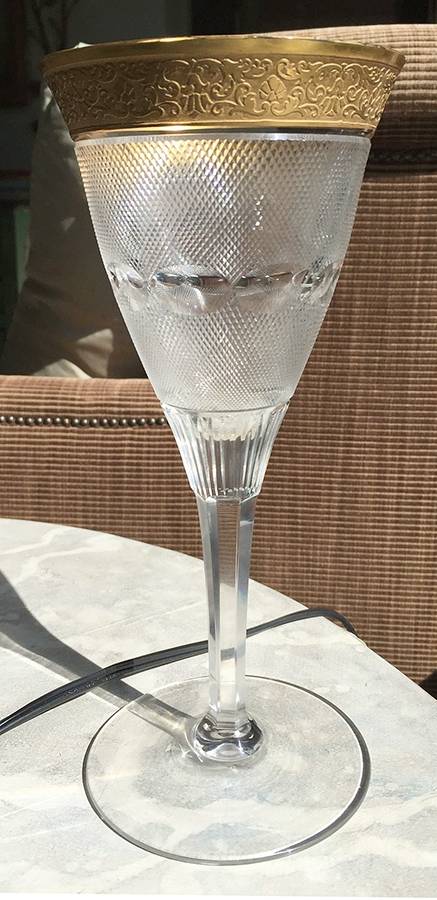 Alphonso Water Goblet by Moser-1