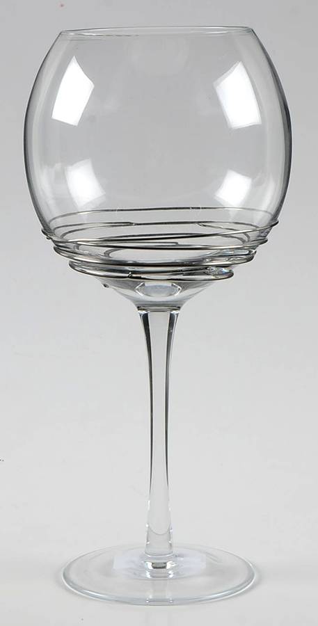 Swirl Platinum Balloon Wine by Mikasa-1