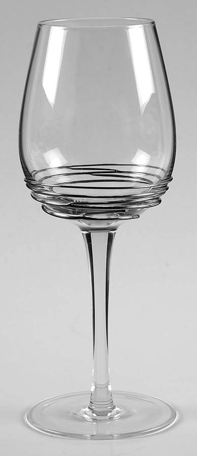 Swirl Platinum Wine Glass by Mikasa-1