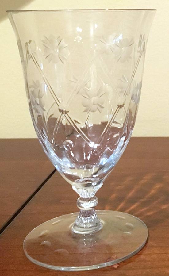 7667-5 Footed Tumbler by Morgantown-1