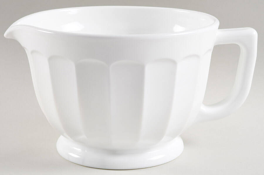 Panel Milk Batter Bowl by Mosser (Ohio)-1