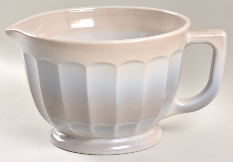 Panel Marble Batter Bowl by Mosser (Ohio)-1
