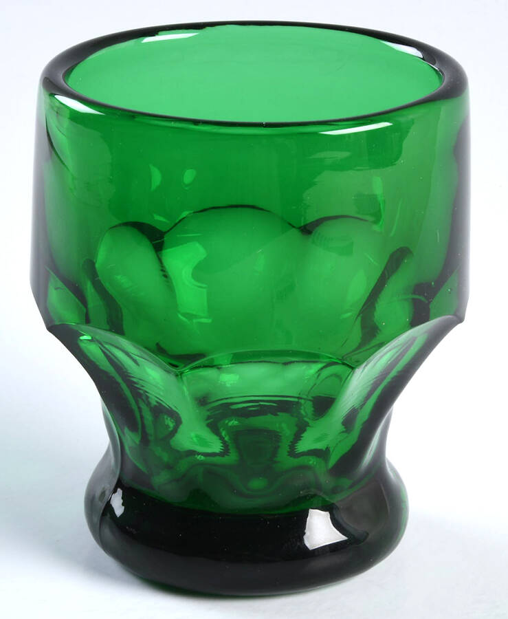 Georgian Hunter Green 9 Oz Flat Tumbler by Mosser (Ohio)-1