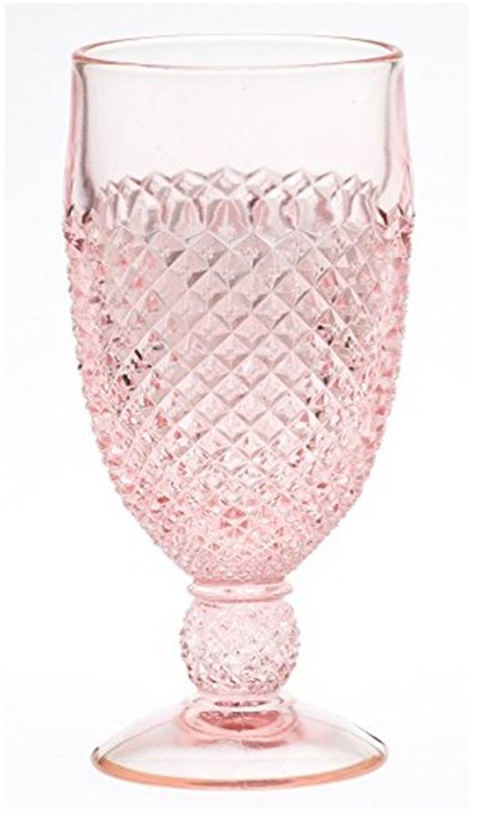 Addison Rose Water Goblet by Mosser (Ohio)-1