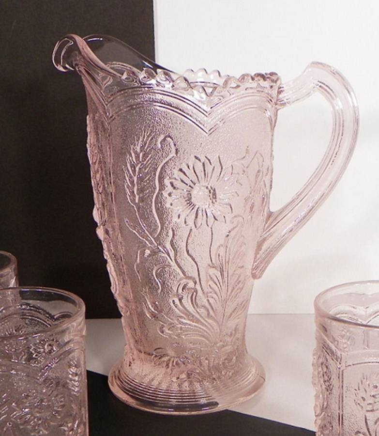 Wildflower Passion Pink 24 Oz Pitcher by Mosser (Ohio)-1