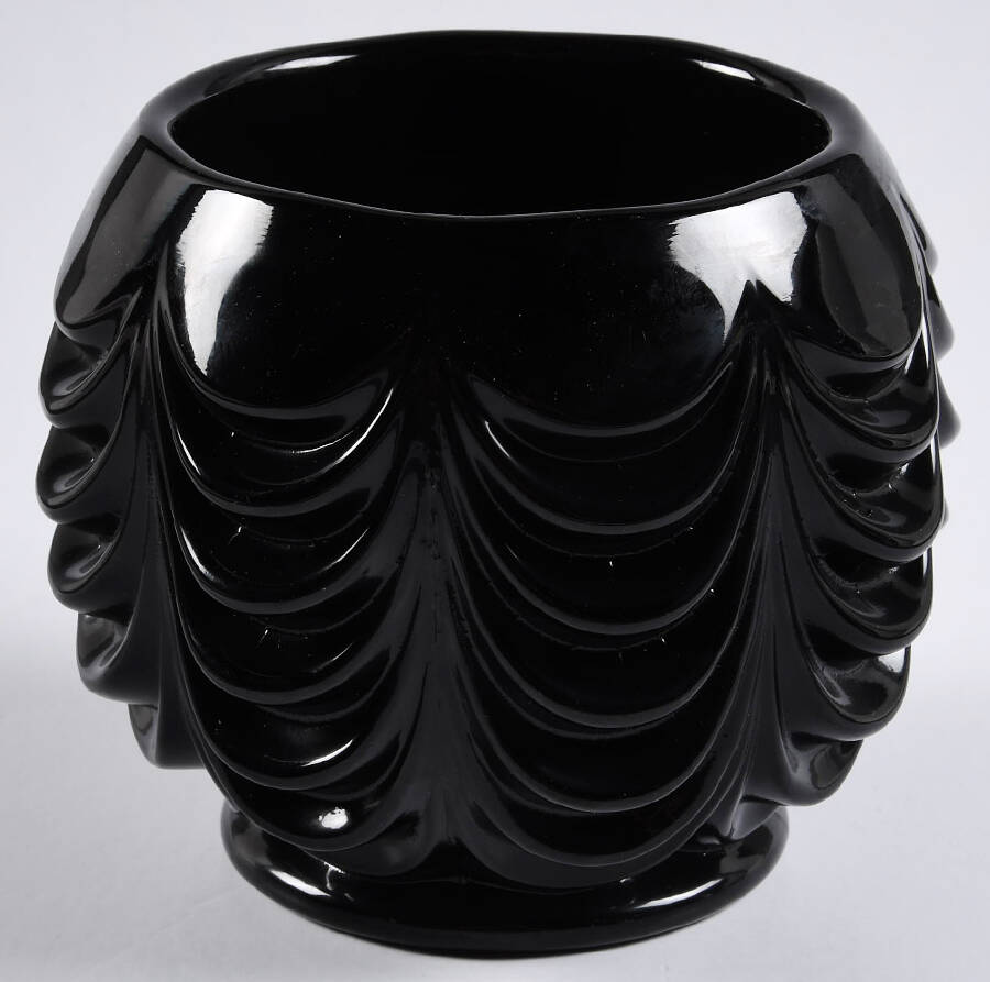 Drape Black Raspberry 4" Candle Votive by Mosser (Ohio)-1