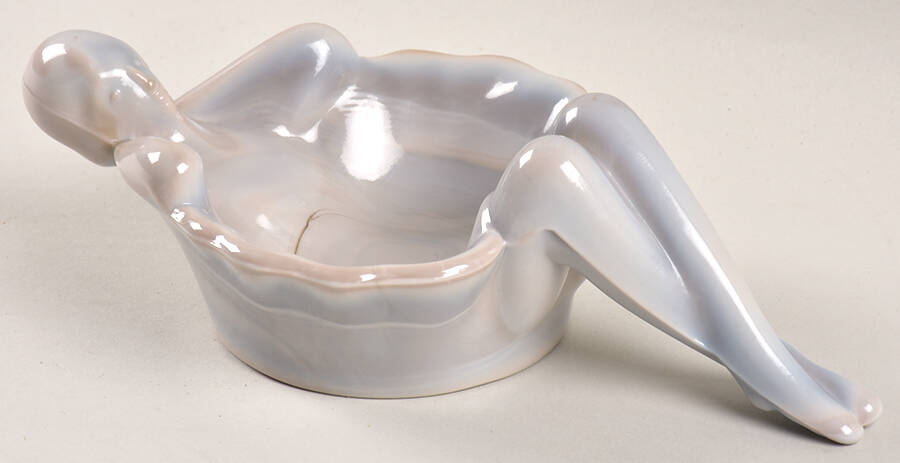 Marble Soap Dish by Mosser (Ohio)-1