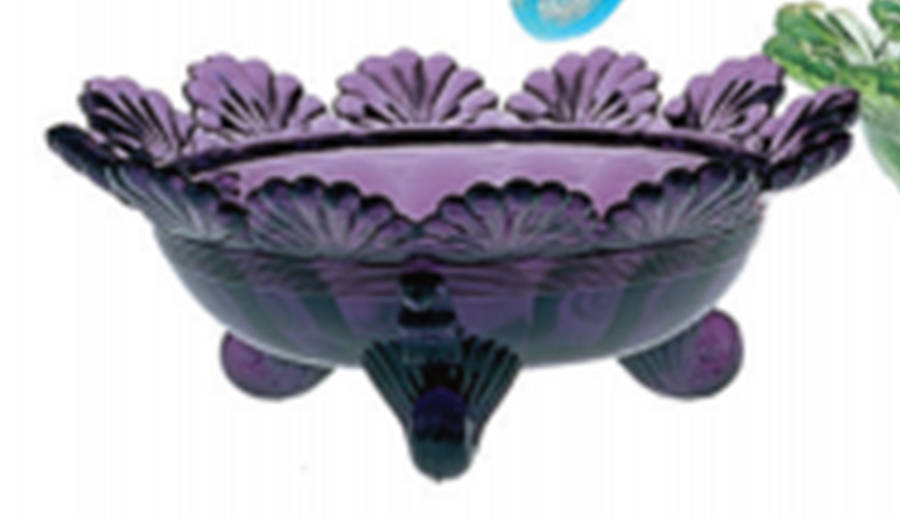 Amethyst 5" Berry Bowl by Mosser (Ohio)-1
