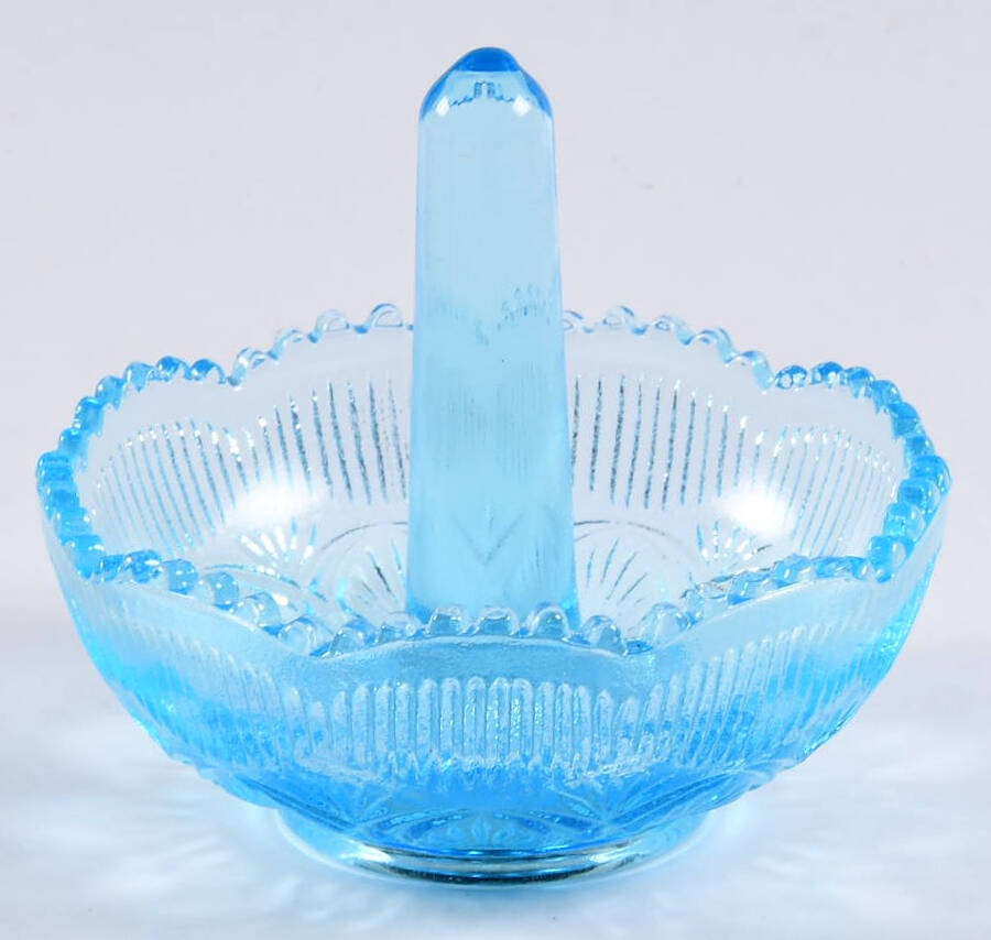 Spring Blue Ring Holder by Mosser (Ohio)-1