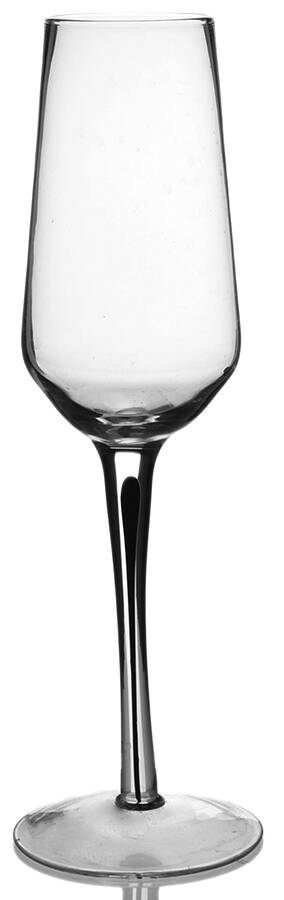 Black Stem Fluted Champagne by Macy's (Crystal)-1