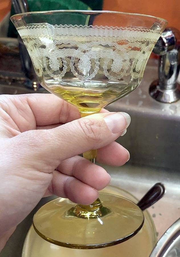 Primrose Lane Topaz Champagne/Tall Sherbet by Morgantown-1