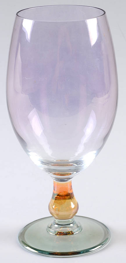 Rainbow Lavender-Green Water Goblet by Mila Intl-1